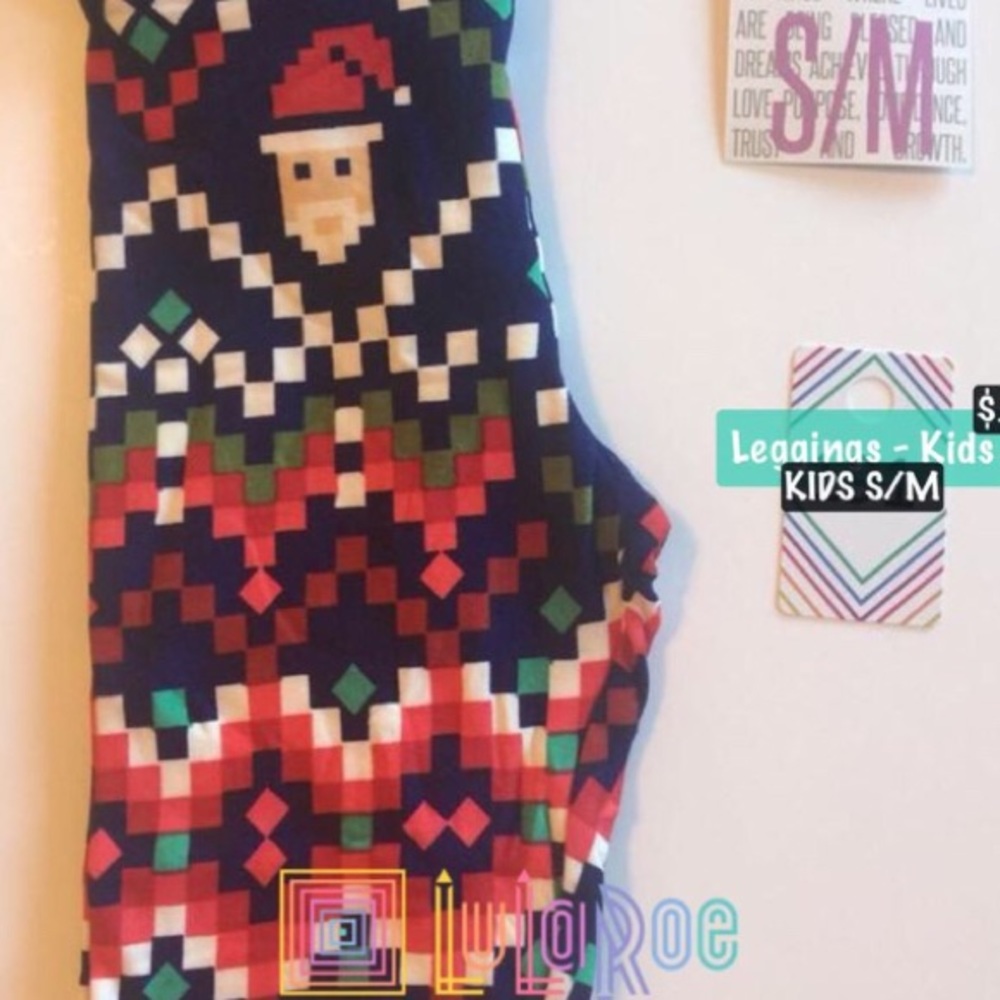 LulaRoe S/M Holiday Leggings